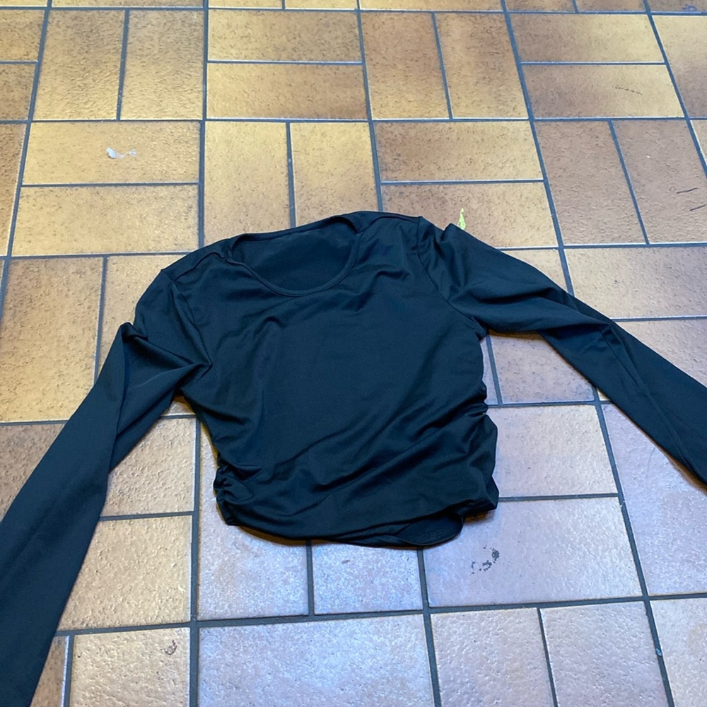Black crop top